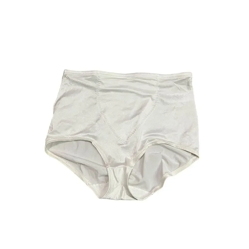 Vintage Sears Shiny White Granny Panty Style 49600 3XL Set of 3